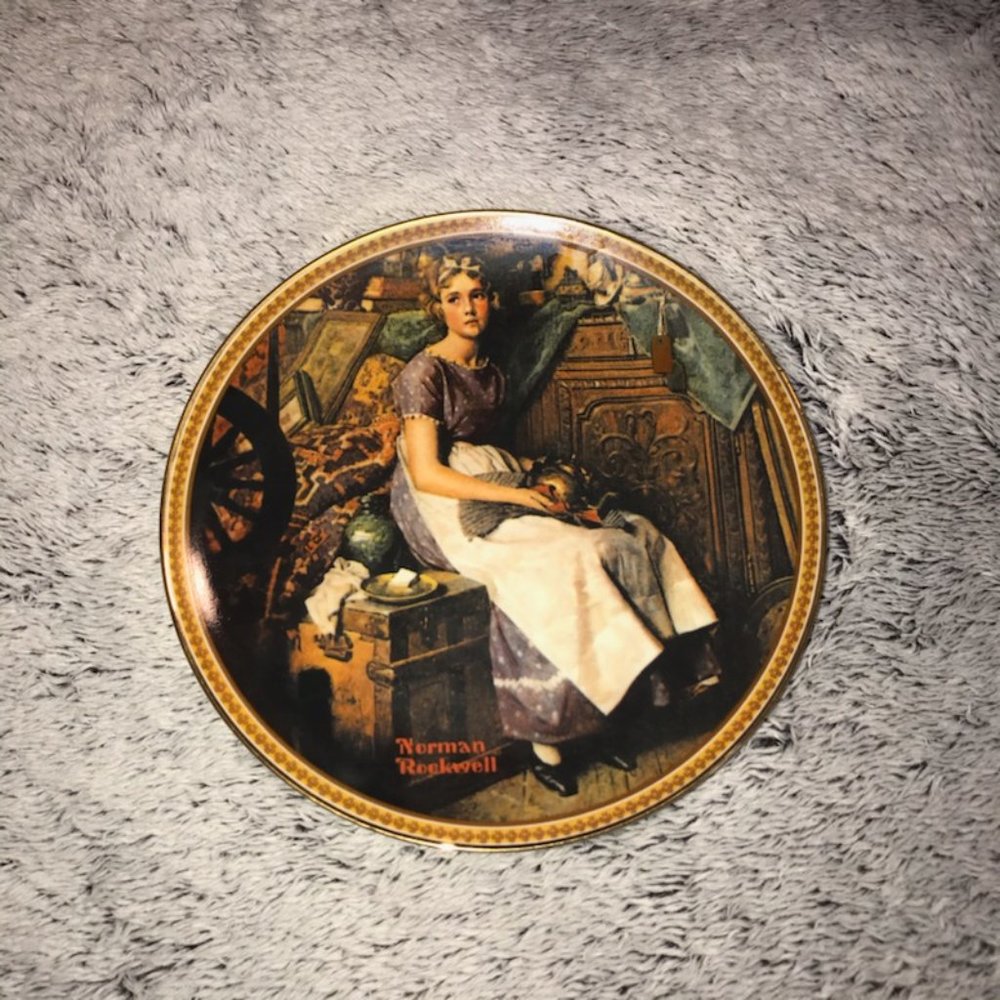 "Dreaming In The Attic" By Norman Rockwell